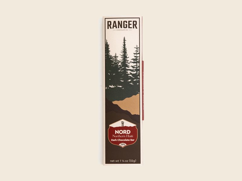 A Ranger Nord Northern Haiti single-origin dark chocolate bar